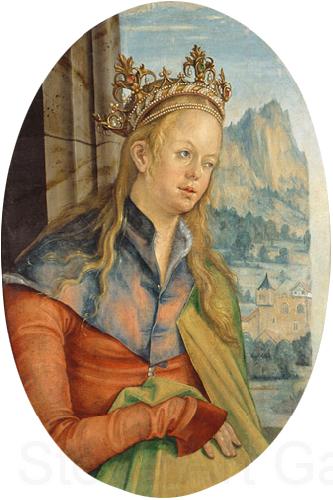 Hans von Kulmbach Saint Catherine of Alexandria. France oil painting art